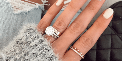 4 carat diamond on size 3 finger