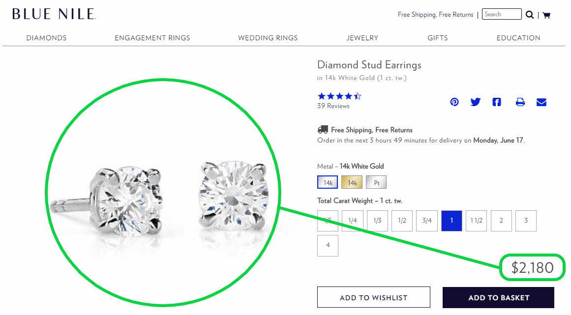 Diamond Stud Earrings Buying Guide Stonealgo