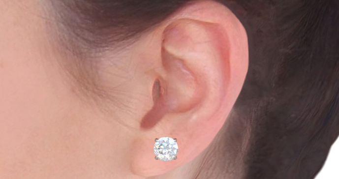 Diamond Stud Earrings Color Grade